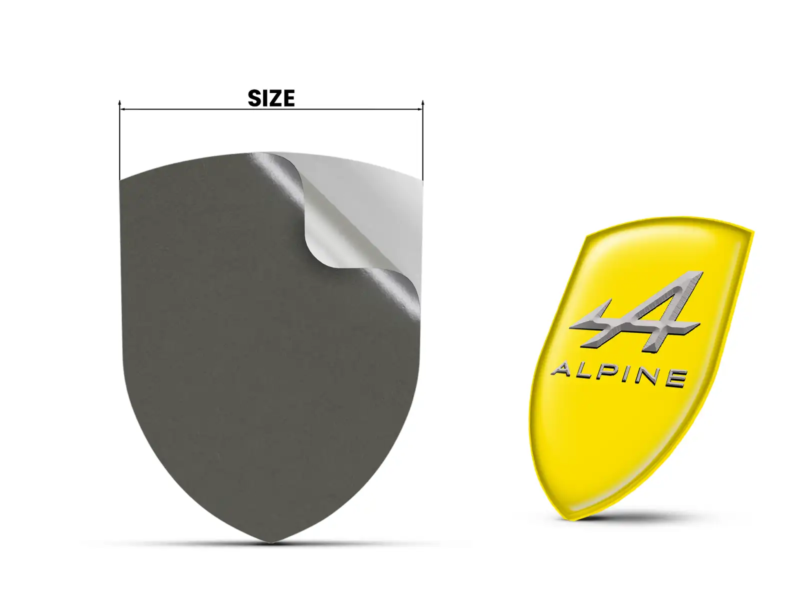 Alpina Logosticker Robust Universal Hochwertig